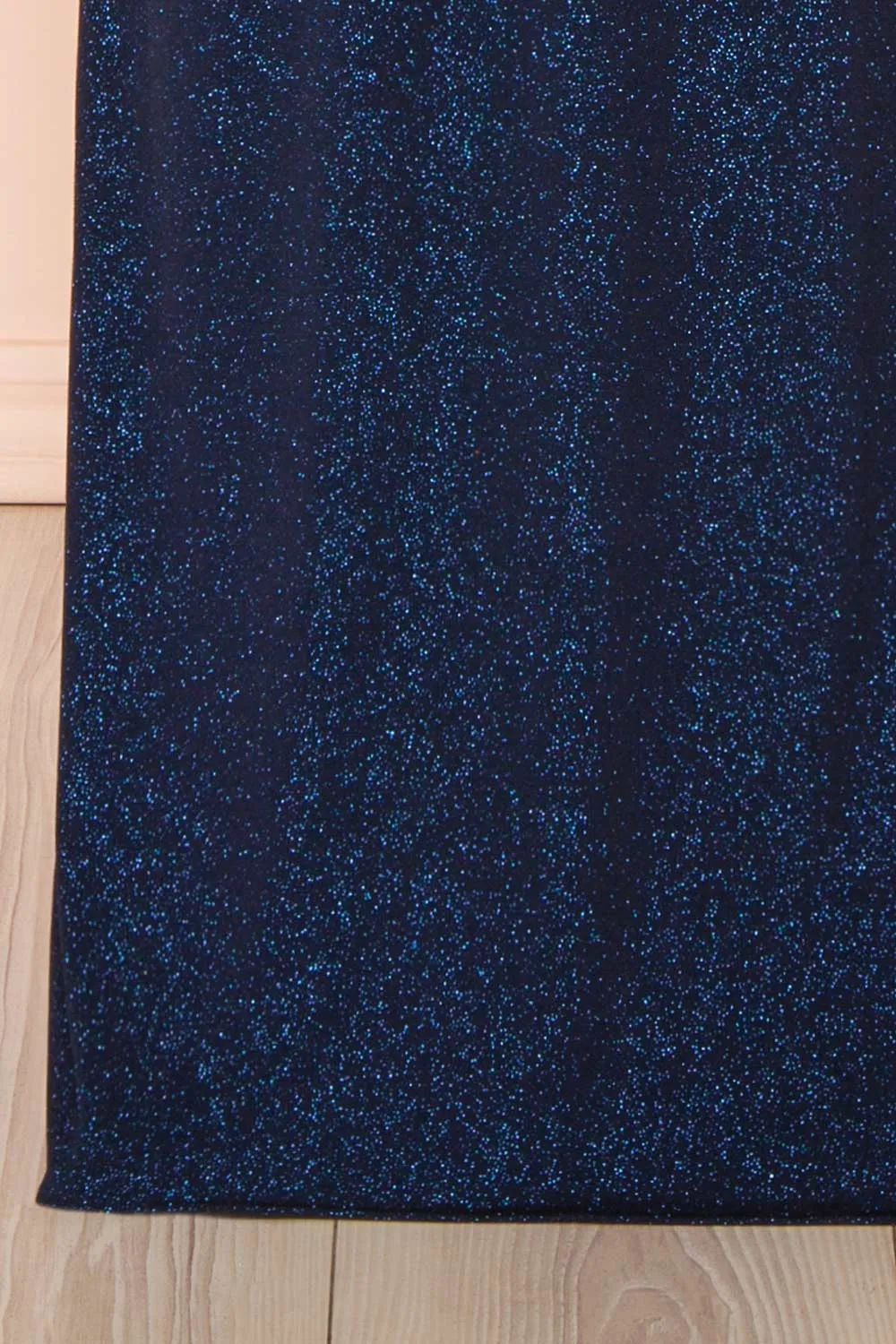 Emily Navy | Glittery Mermaid Maxi Dress