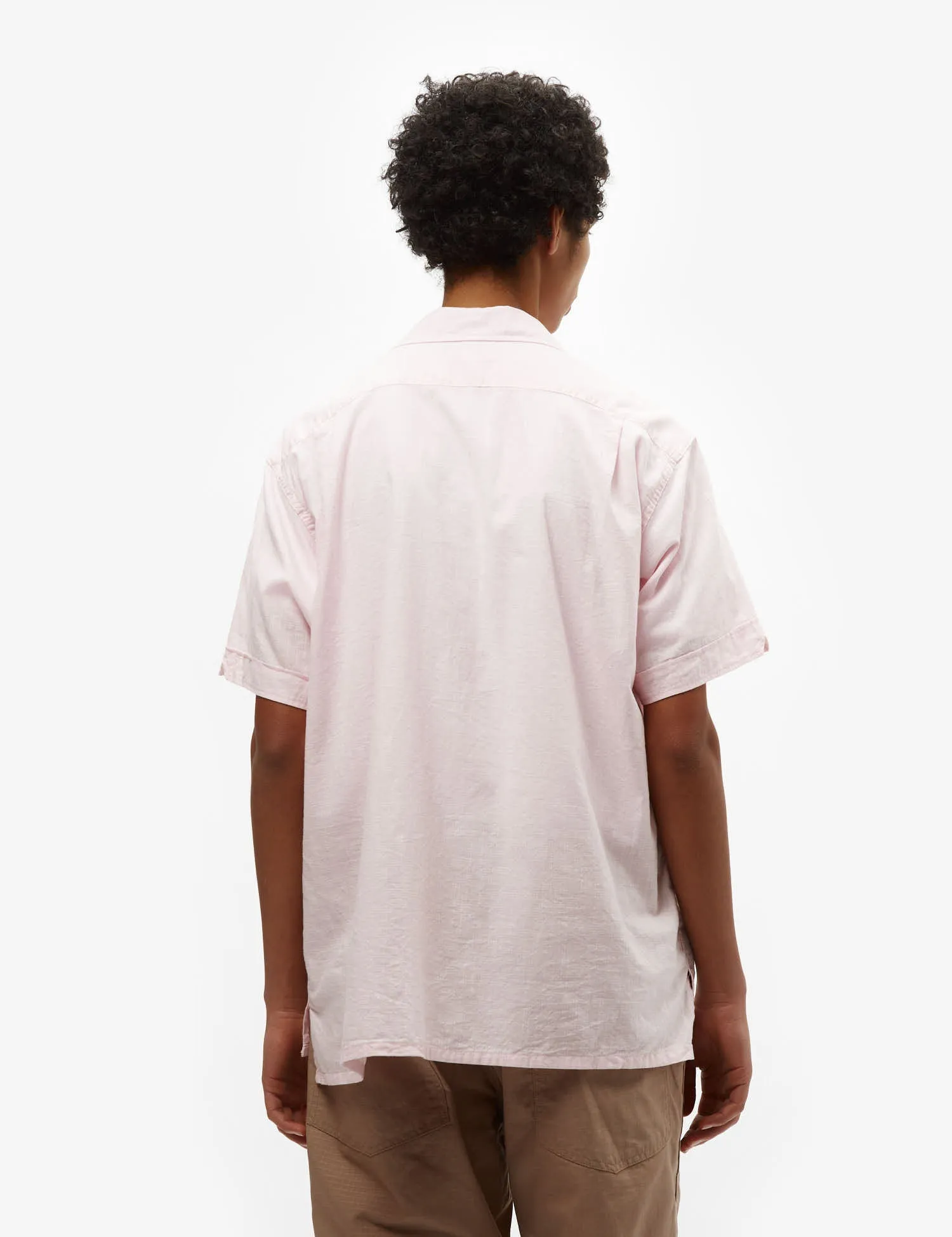 Engineered Garments Camp Shirt - Pink Cotton Handkerchief
