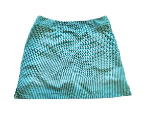 EP Pro Teal Navy and White Geometric Box Skort Size 12