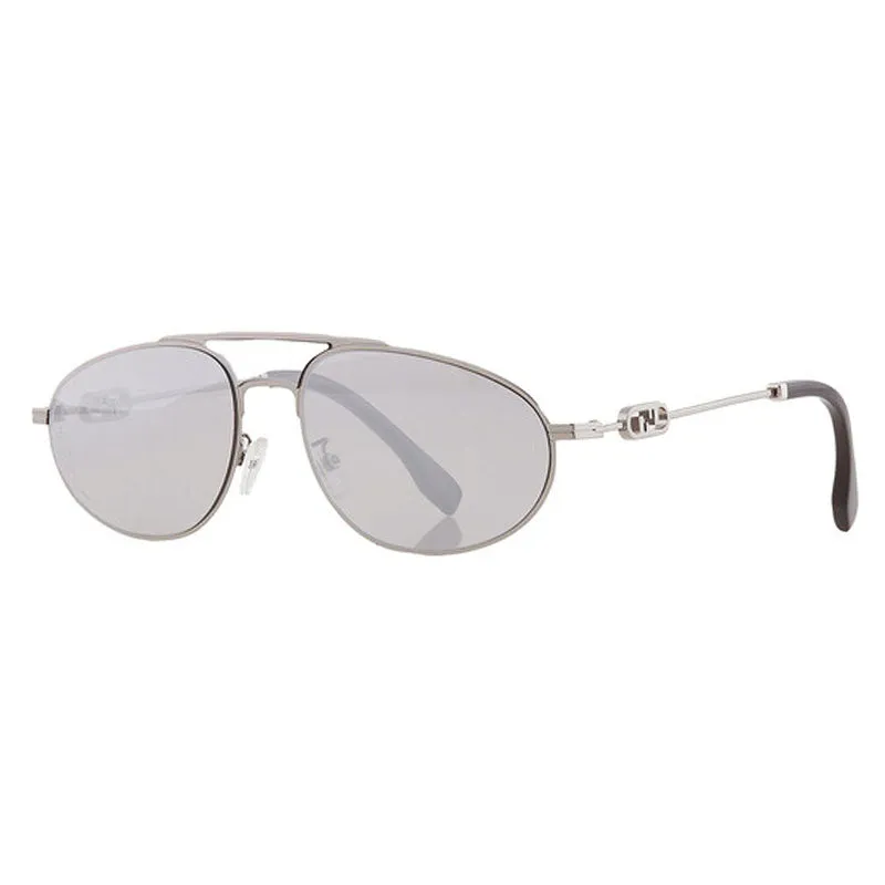Fendi Aviator Full Rim, With A Endura Gold Frame And Brown Lens.