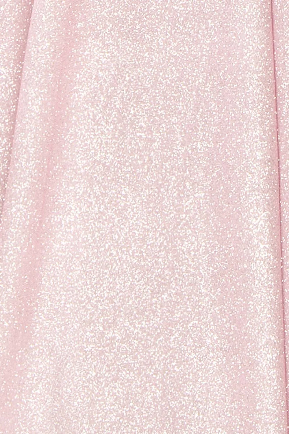 Fitzi Pink | Sparkly Strapless Maxi Dress w/ Slit