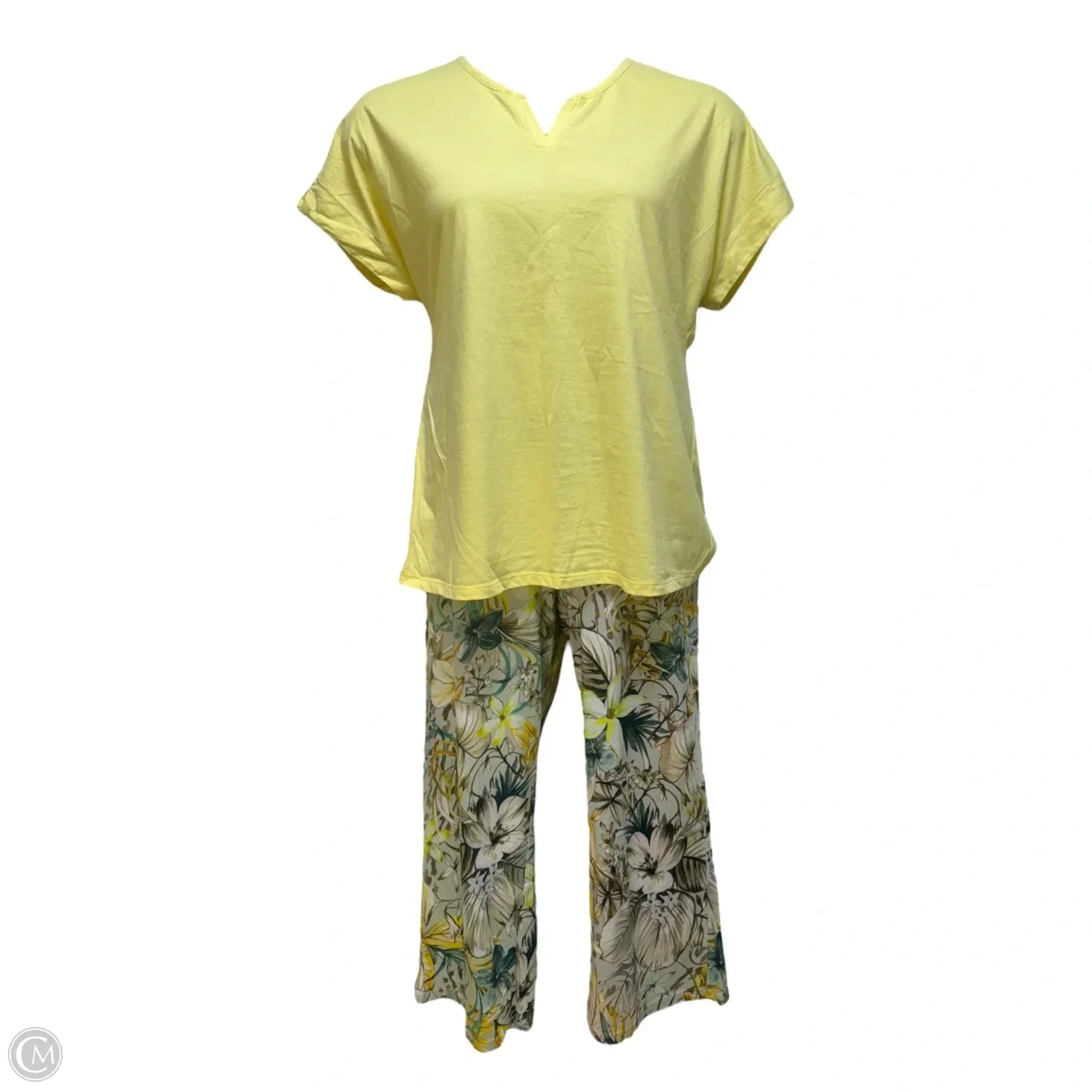 Floral Pajamas 2 Piece Set By Rosch In Floral Print, Size: M