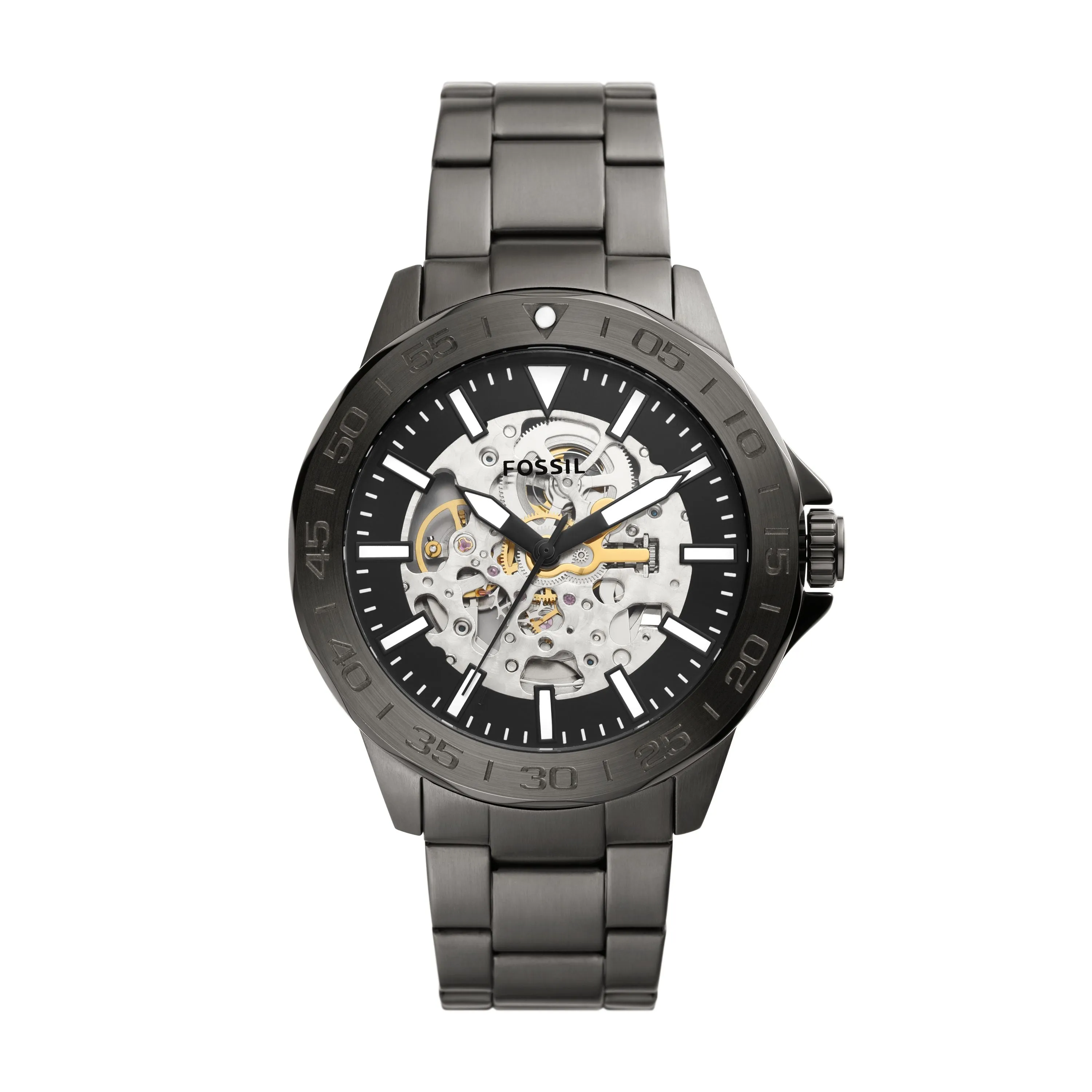 Fossil Men's Bannon Automatic, Smoke-Tone Stainless Steel Watch