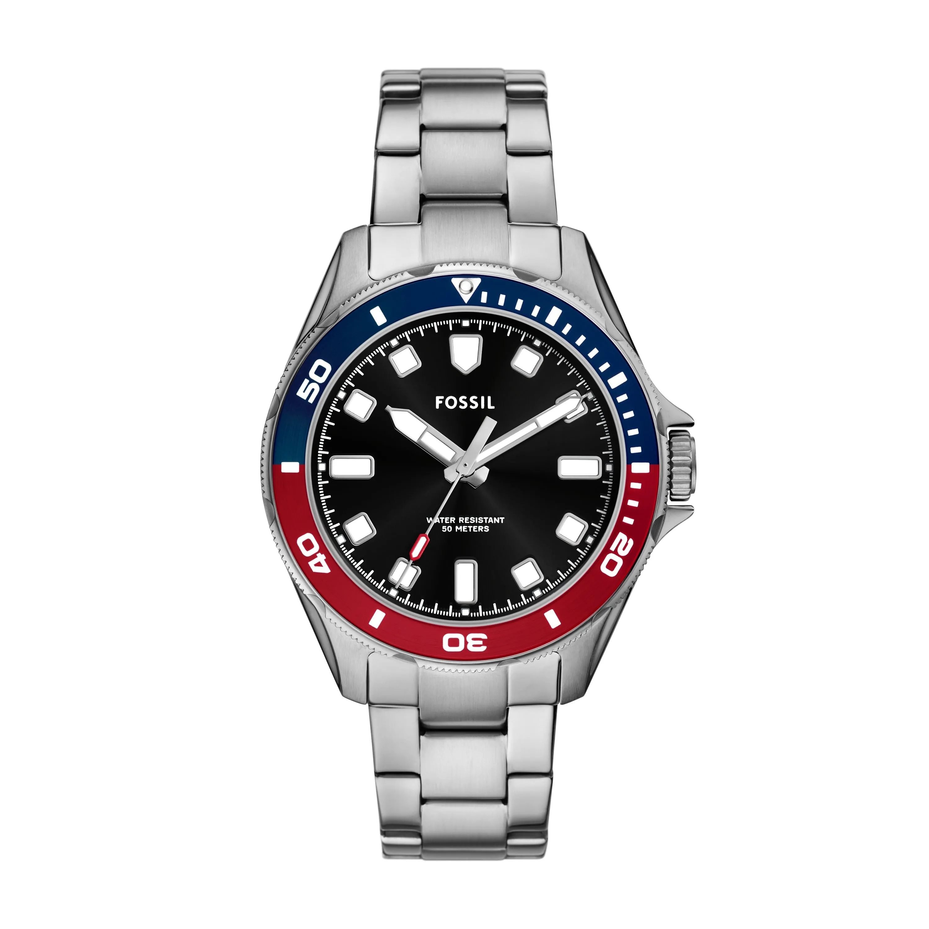 Fossil Men's Dalton Three-Hand, Stainless Steel Watch