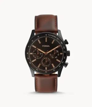 Fossil Men's Sullivan Multifunction, Black-Tone Stainless Steel Watch