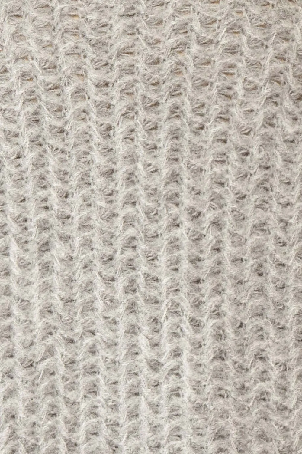 Francoise Grey | Knit Open-Front Cardigan