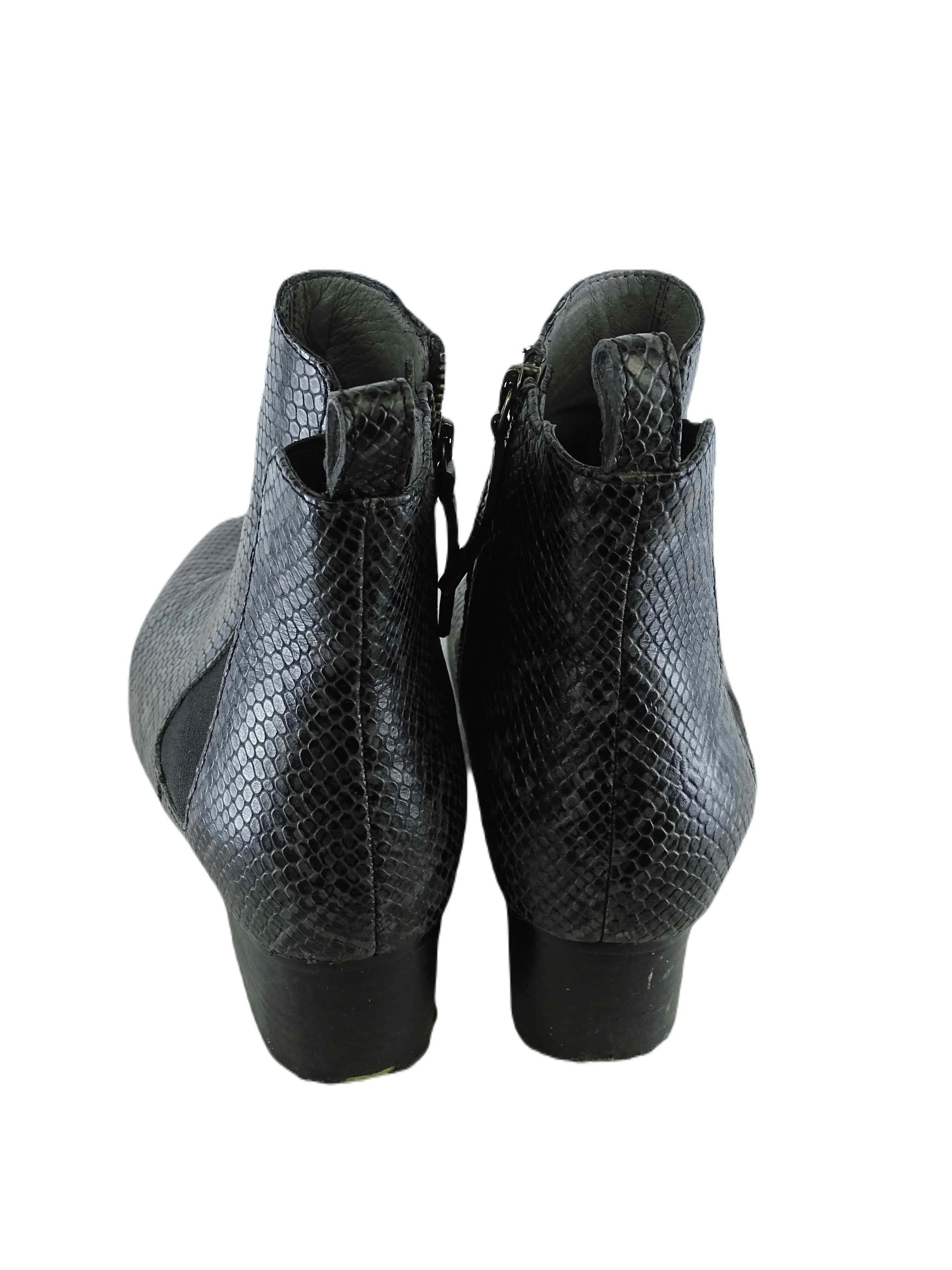 Frankie4 Snake Skin Ankle Boots 8