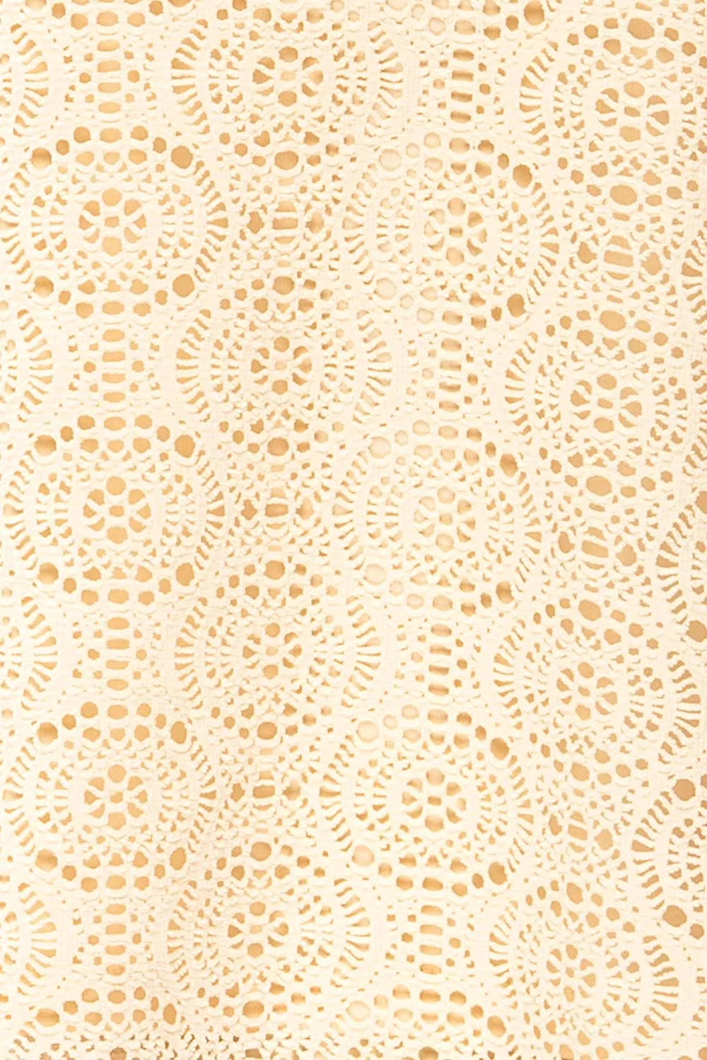 Glendora | Beige Crochet Tank Top