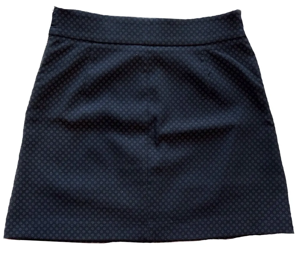 Golfino Black & Gray Mini Floral Patterned Women's Side Zip Golf Skort Size 6 MSP$128
