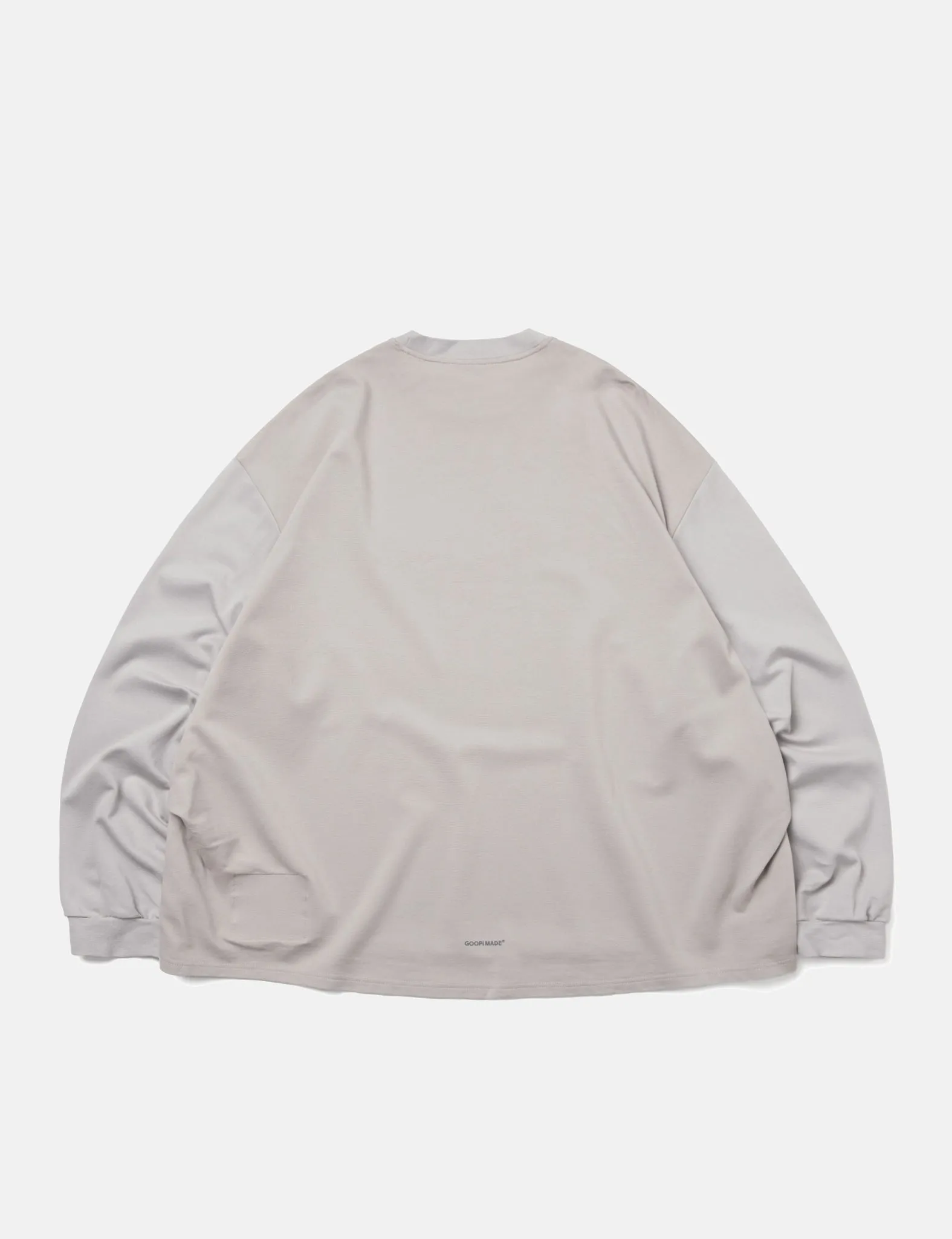 GOOPiMADE “G_model-03” Just a Normal L/S Tee - Beige
