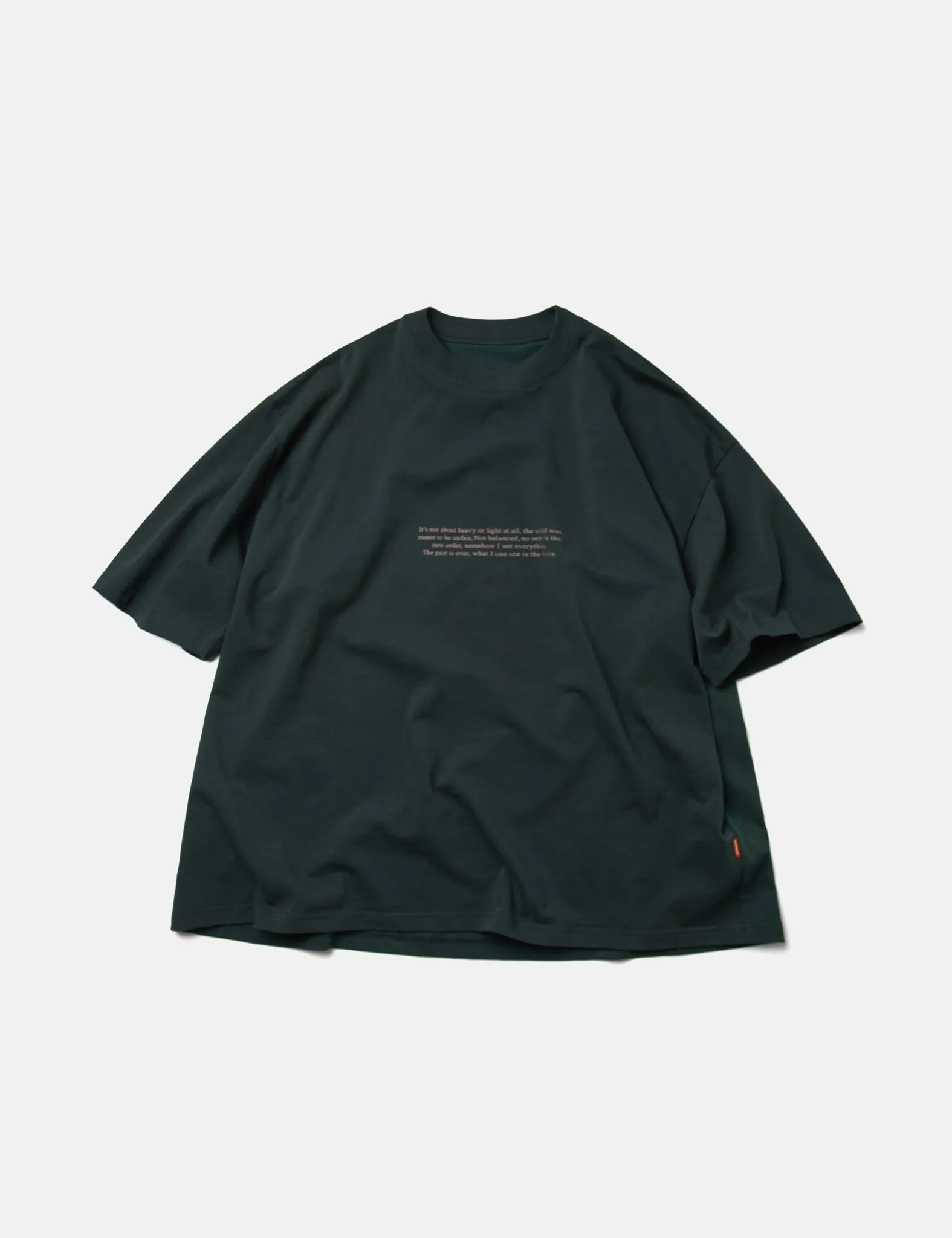 GOOPiMADE "K501-RT" New Order Graphic T-Shirt - Dark Green