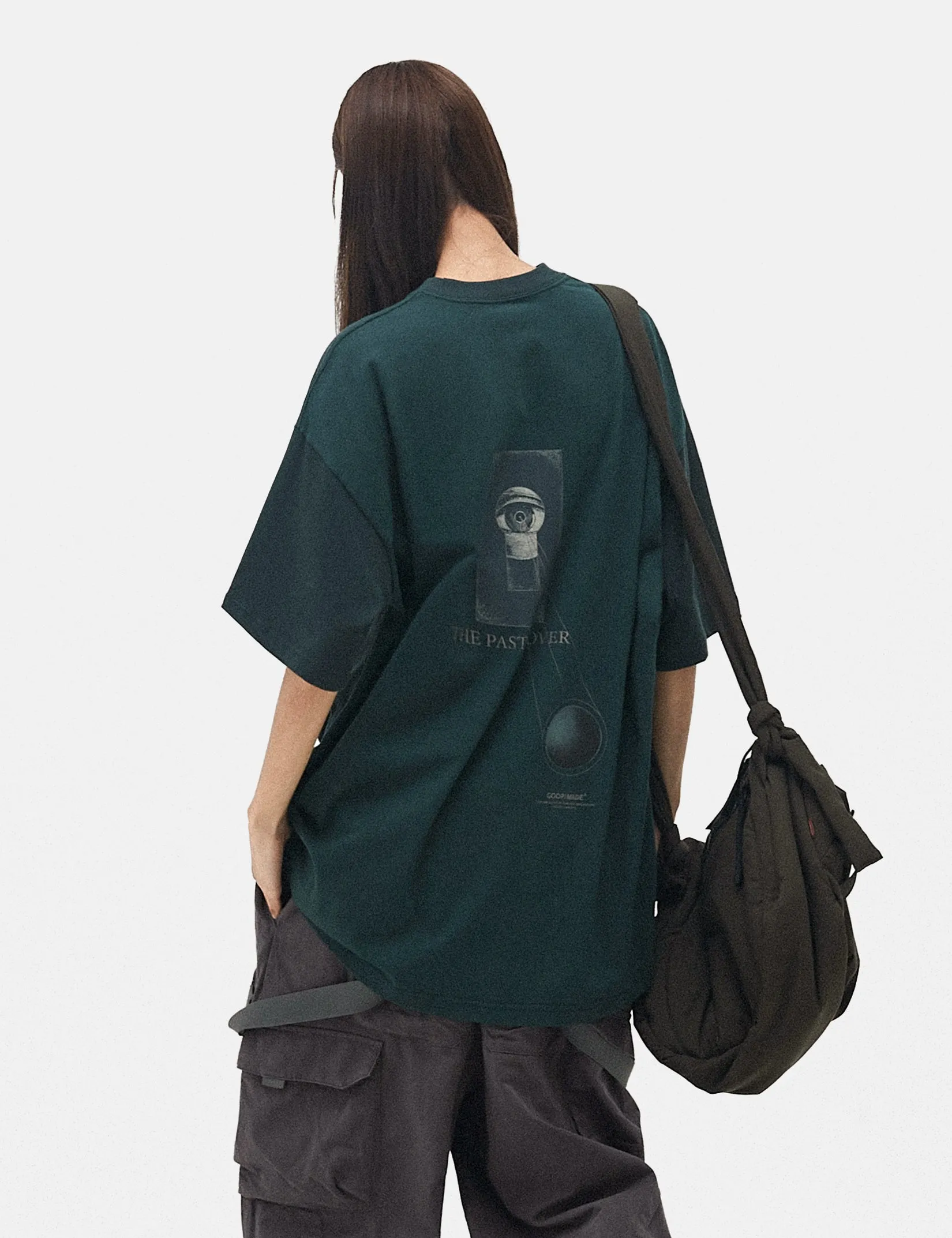 GOOPiMADE "K501-RT" New Order Graphic T-Shirt - Dark Green