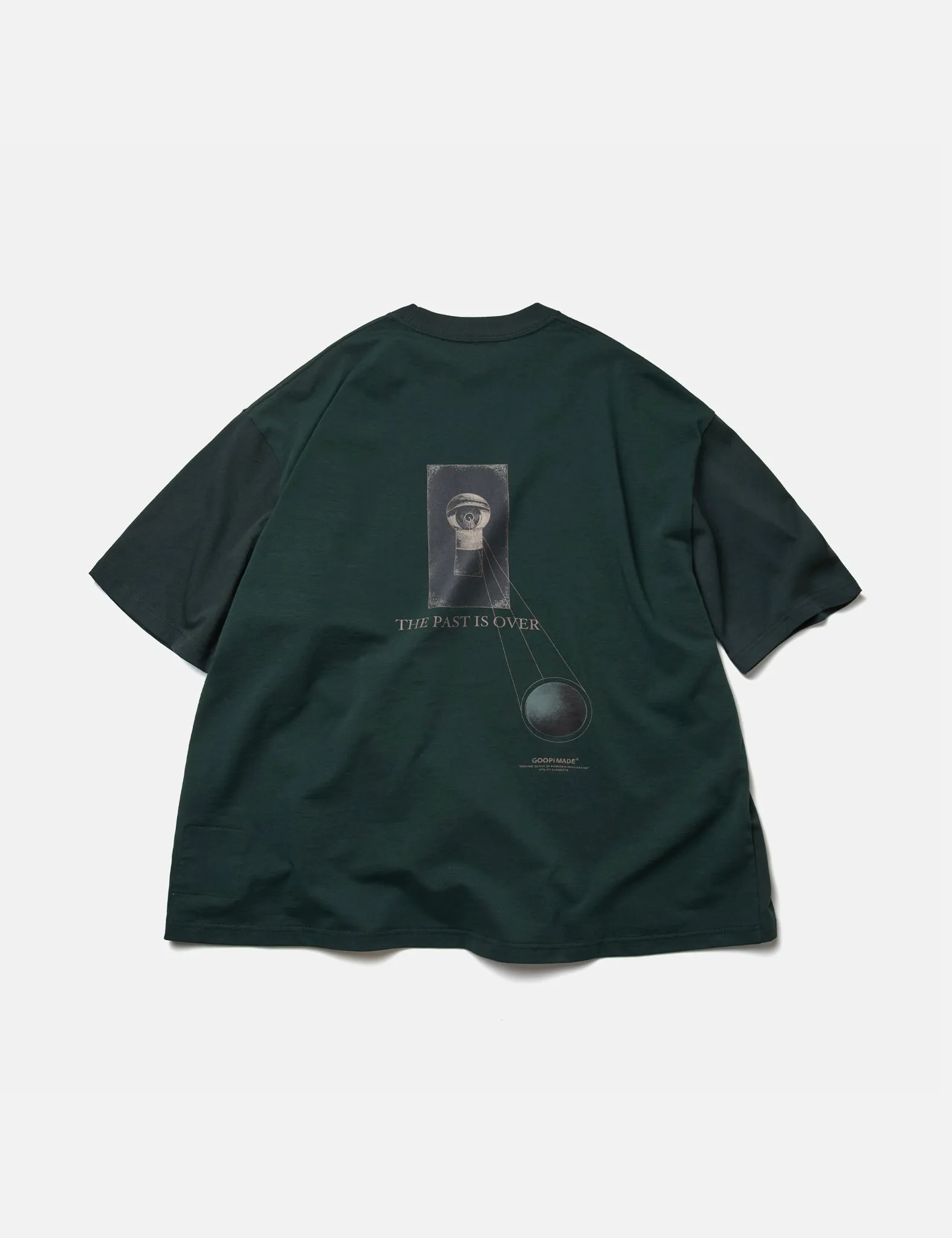 GOOPiMADE "K501-RT" New Order Graphic T-Shirt - Dark Green