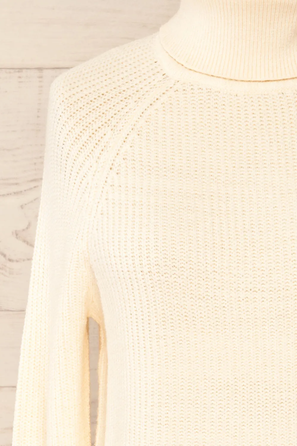 Granby Ivory | Knit Turtleneck Sweater