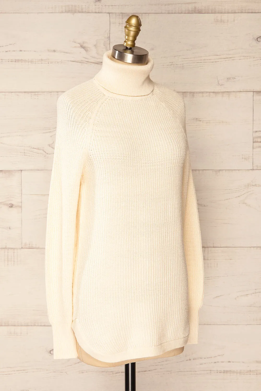 Granby Ivory | Knit Turtleneck Sweater