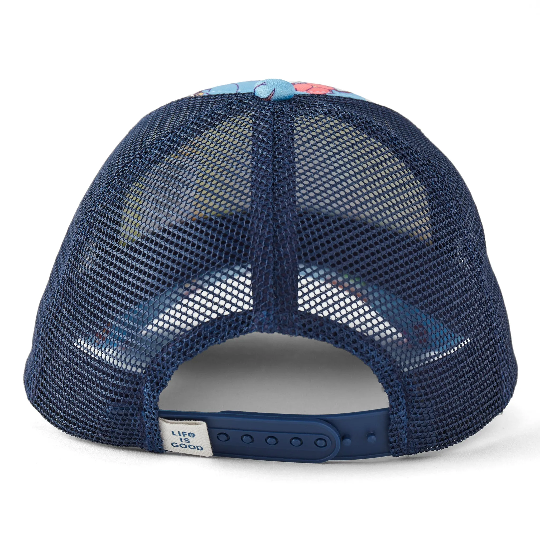 Grid Bug Pattern Kids Trucker Life is Good