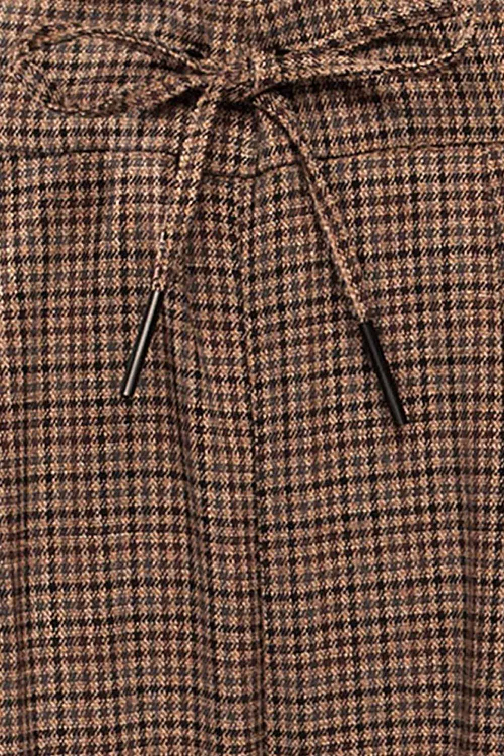 Hamilton Brown | High-Waisted Plaid Pants w/ Drawstring