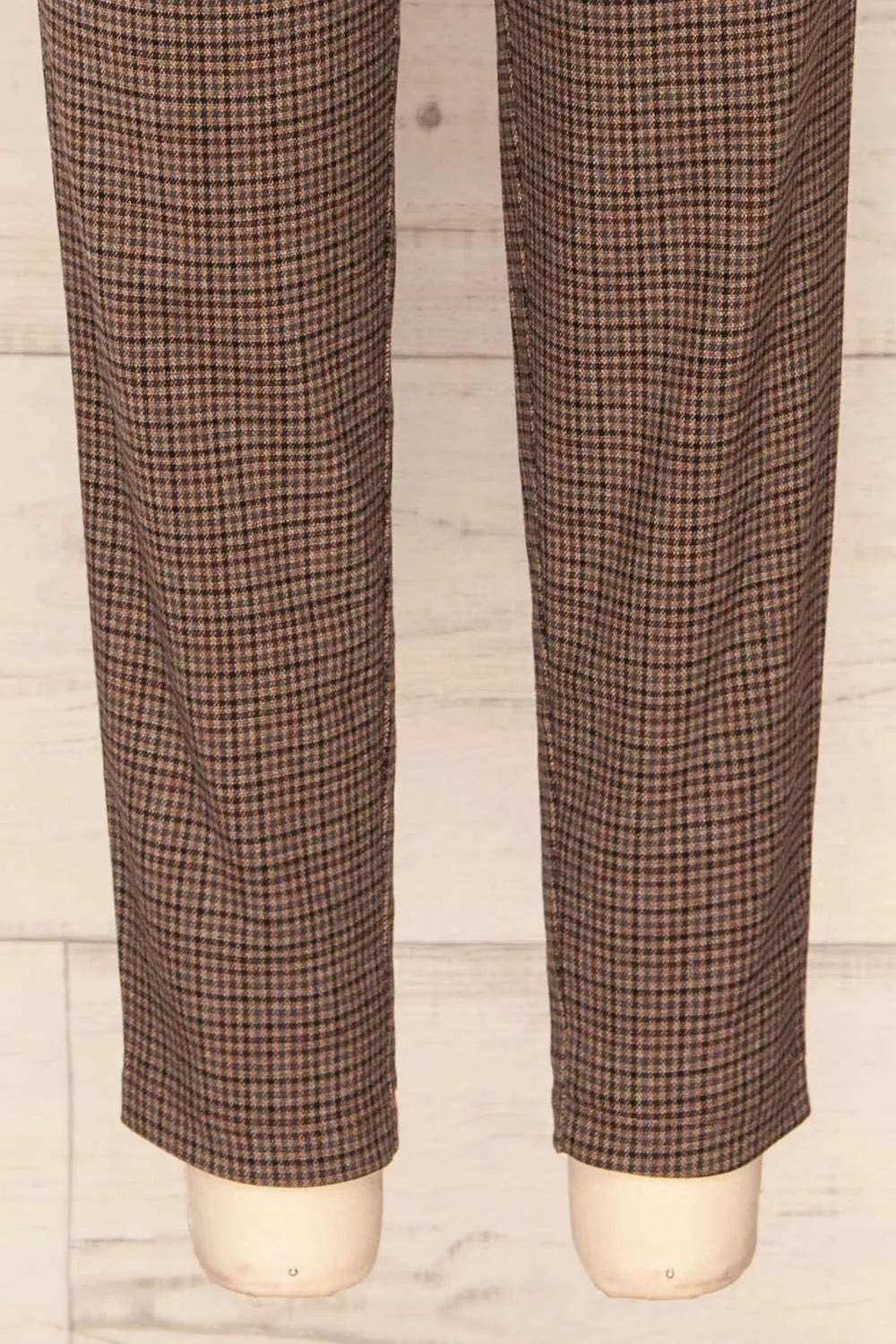 Hamilton Brown | High-Waisted Plaid Pants w/ Drawstring