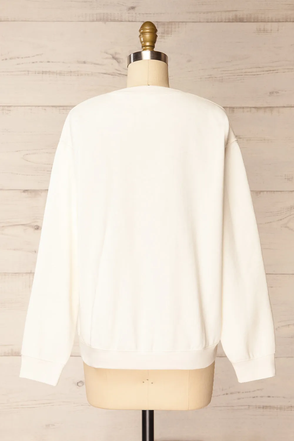 Incheon | Oversized Ivory Crewneck
