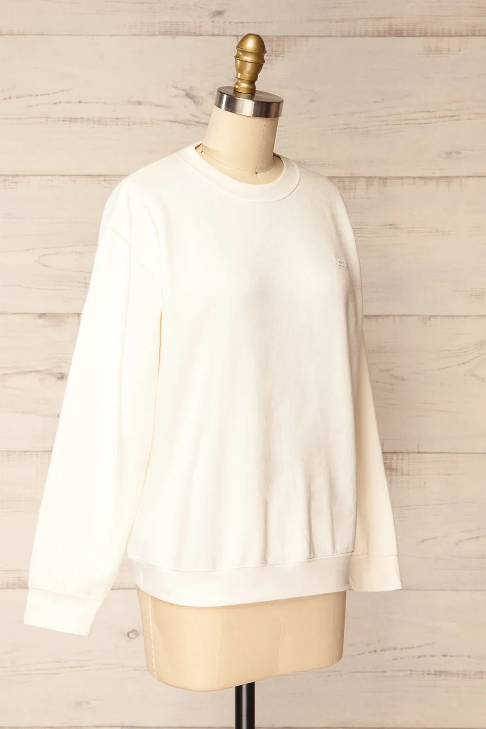 Incheon | Oversized Ivory Crewneck