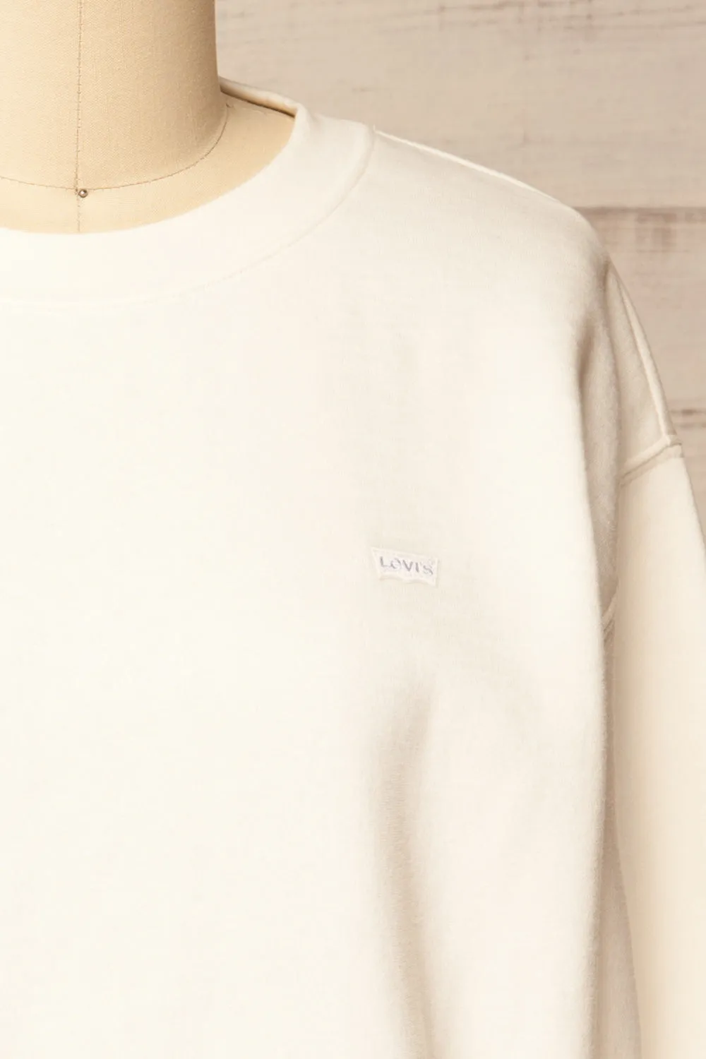 Incheon | Oversized Ivory Crewneck