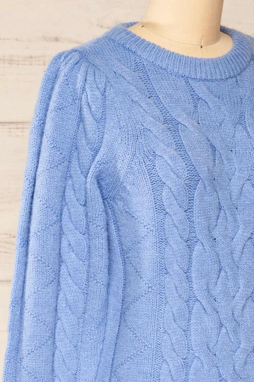 Invera Blue | Cable Knit Sweater