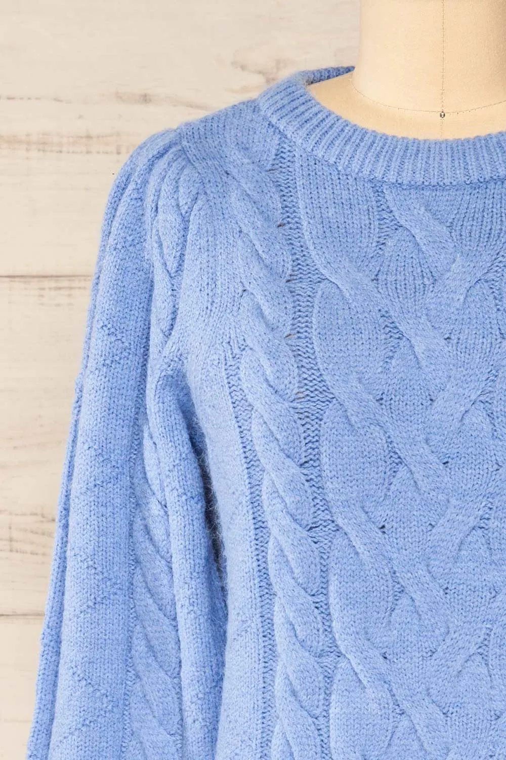 Invera Blue | Cable Knit Sweater