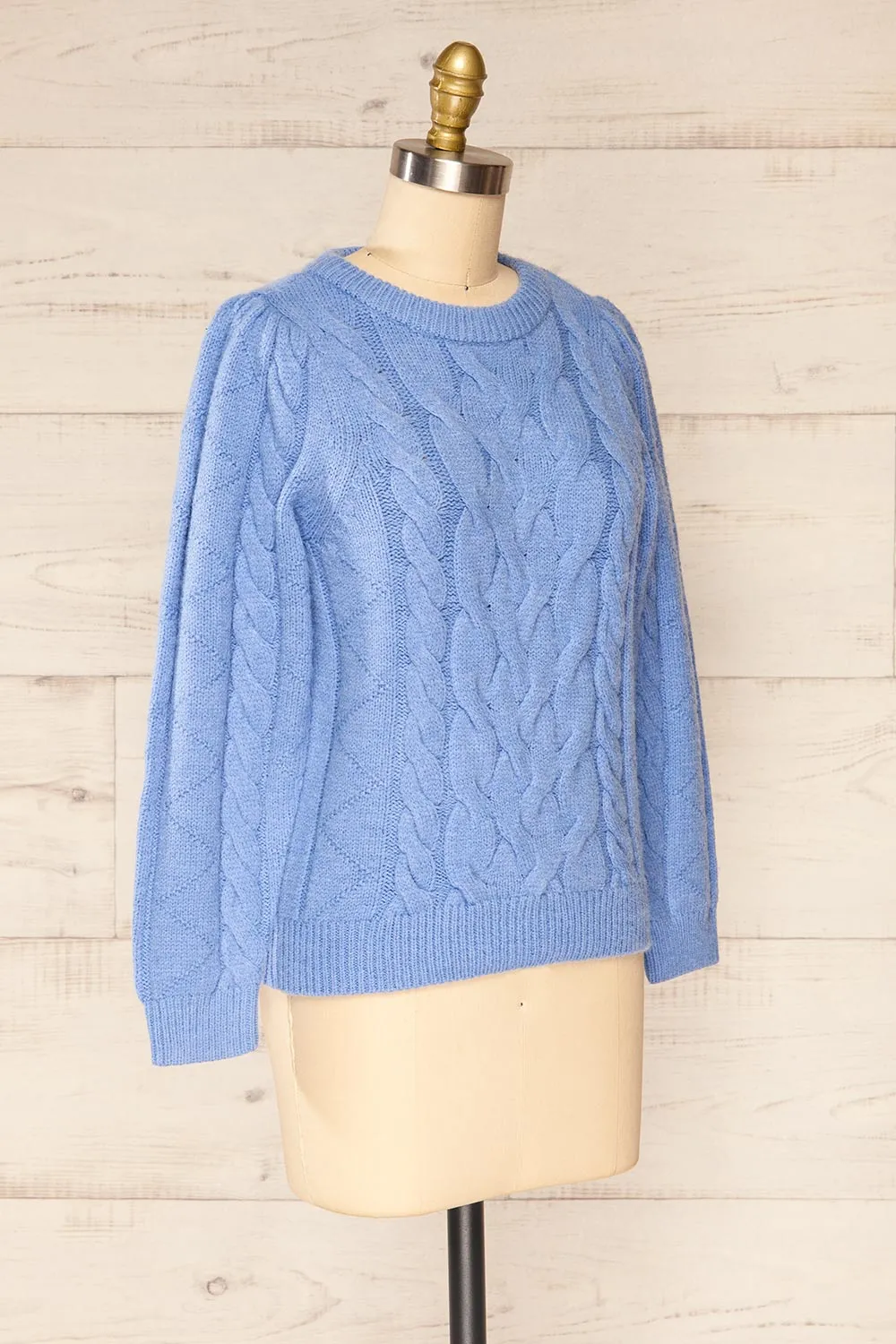 Invera Blue | Cable Knit Sweater