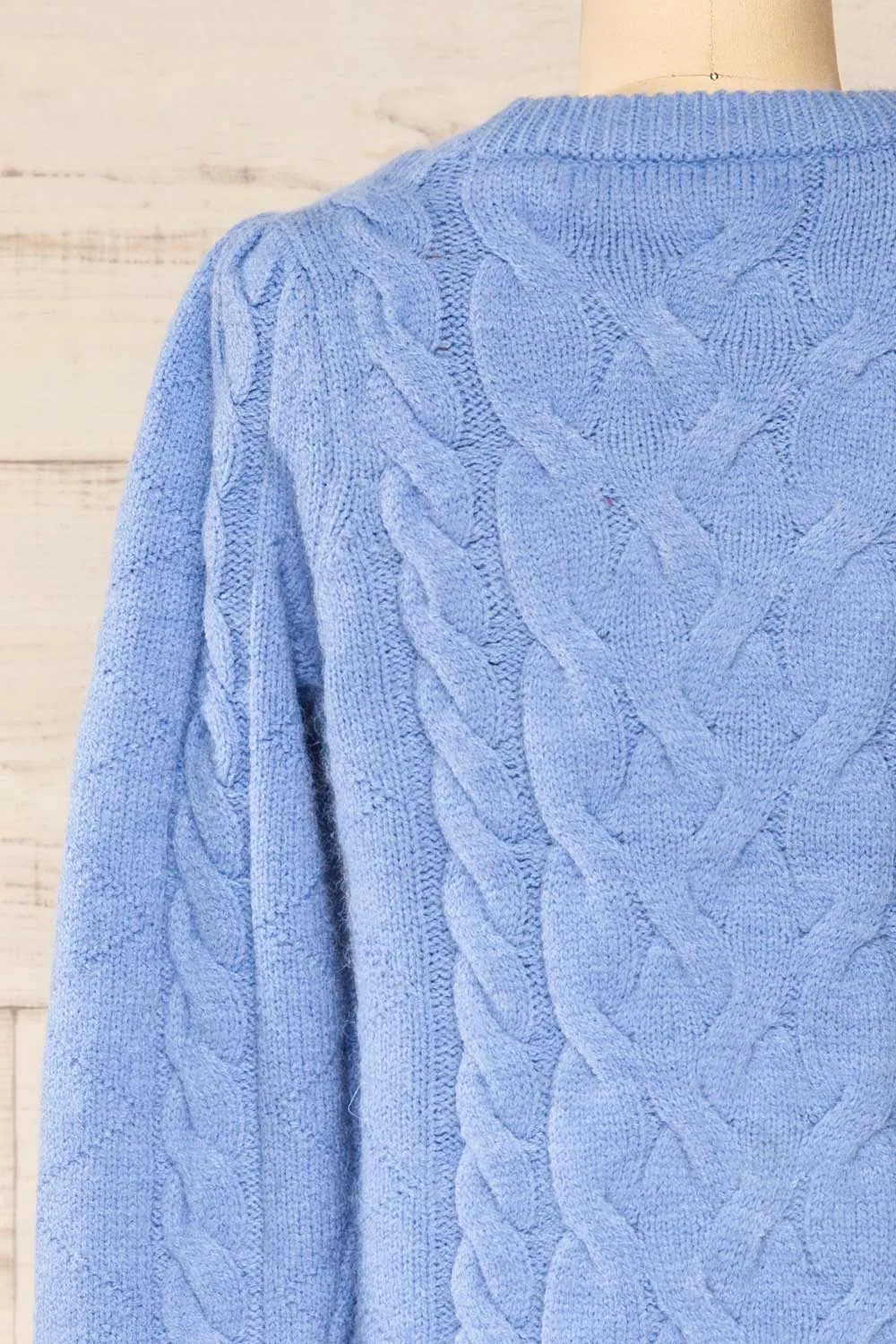 Invera Blue | Cable Knit Sweater