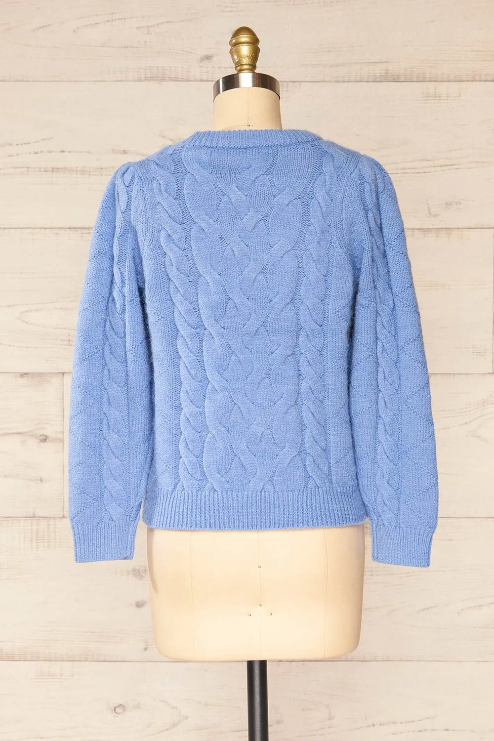 Invera Blue | Cable Knit Sweater