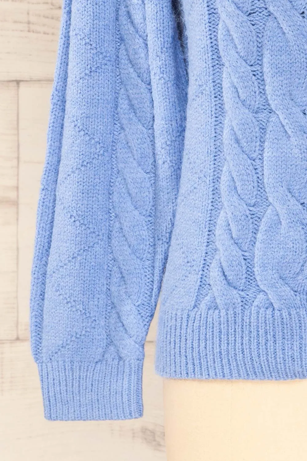 Invera Blue | Cable Knit Sweater