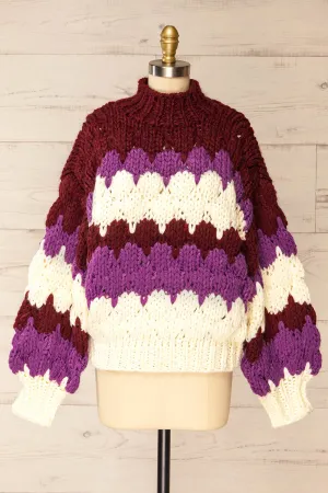 Irvine | Multicolour Chunky Knit Sweater