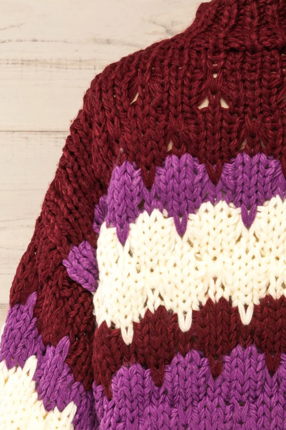 Irvine | Multicolour Chunky Knit Sweater