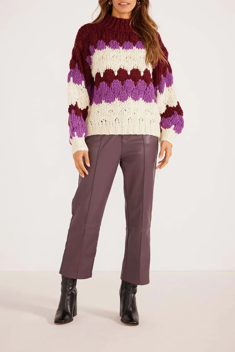 Irvine | Multicolour Chunky Knit Sweater