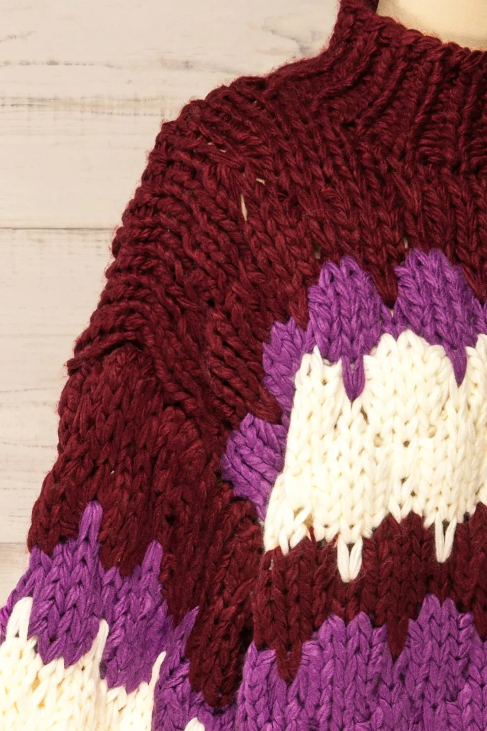Irvine | Multicolour Chunky Knit Sweater