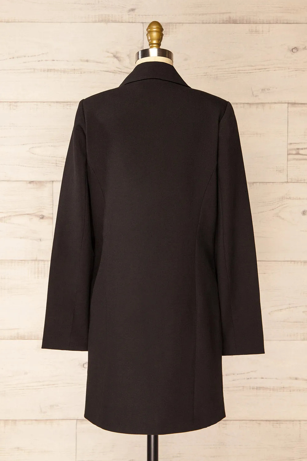 Izildur | Black Blazer Dress