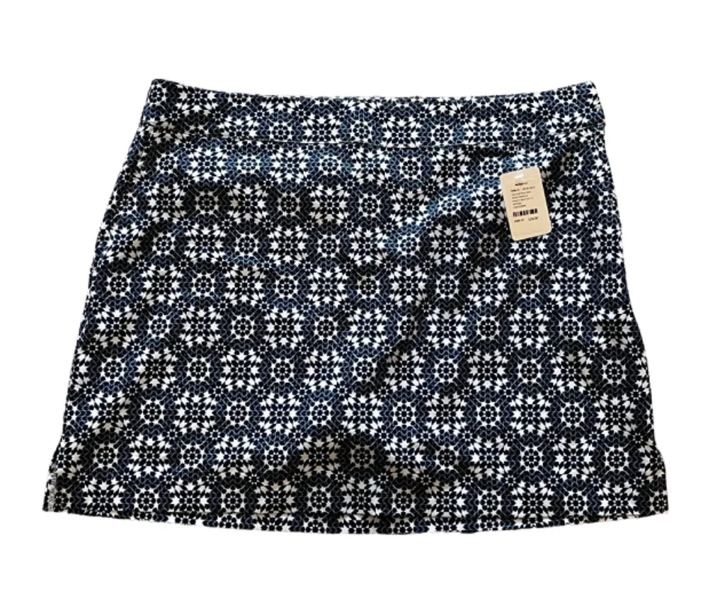 Izod Golf Navy and White Diamond Pattern Skort Size 16 MSP$68