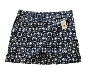 Izod Golf Navy and White Diamond Pattern Skort Size 16 MSP$68