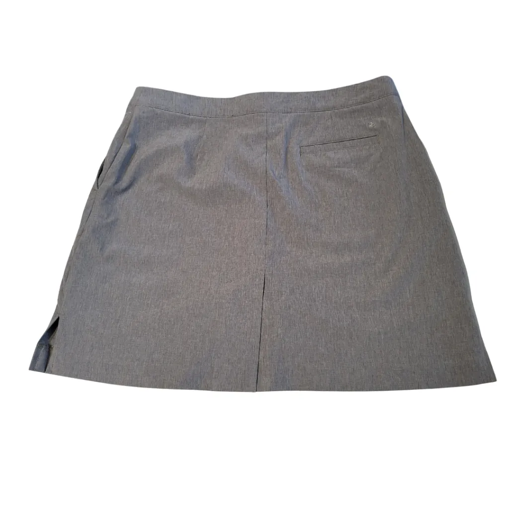 Izod Golf Solid Skort with Anti-Slip Waistband Size 6 MSP$64