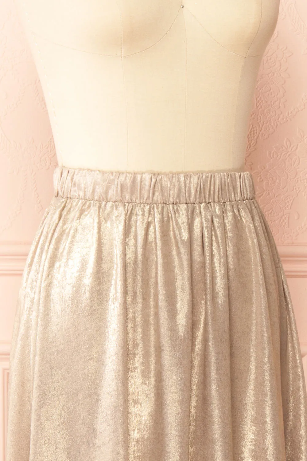 Jasmina | Long Golden Skirt