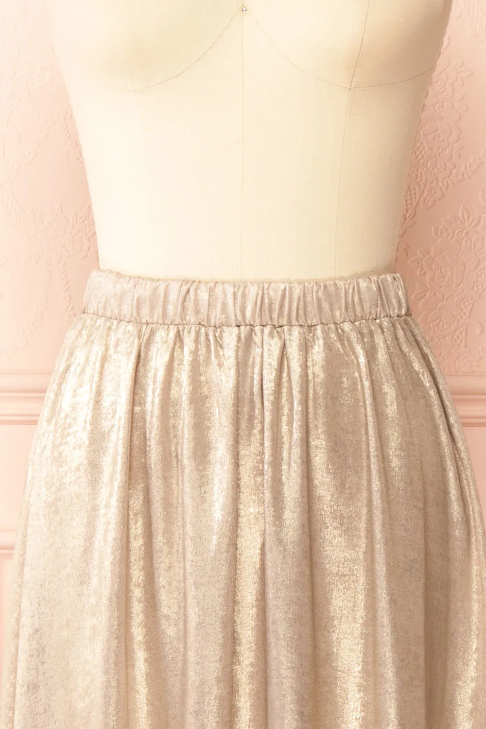 Jasmina | Long Golden Skirt