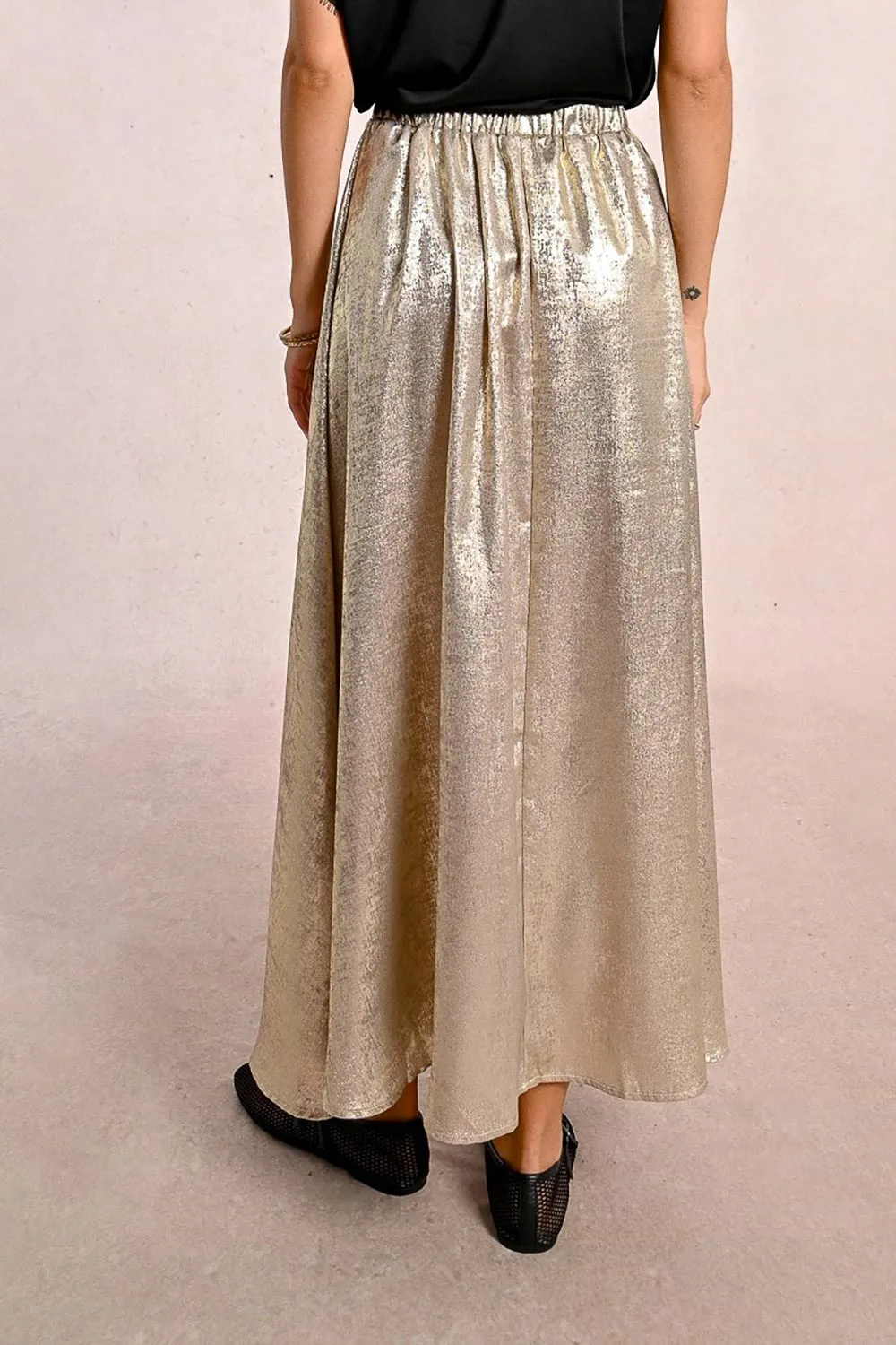Jasmina | Long Golden Skirt