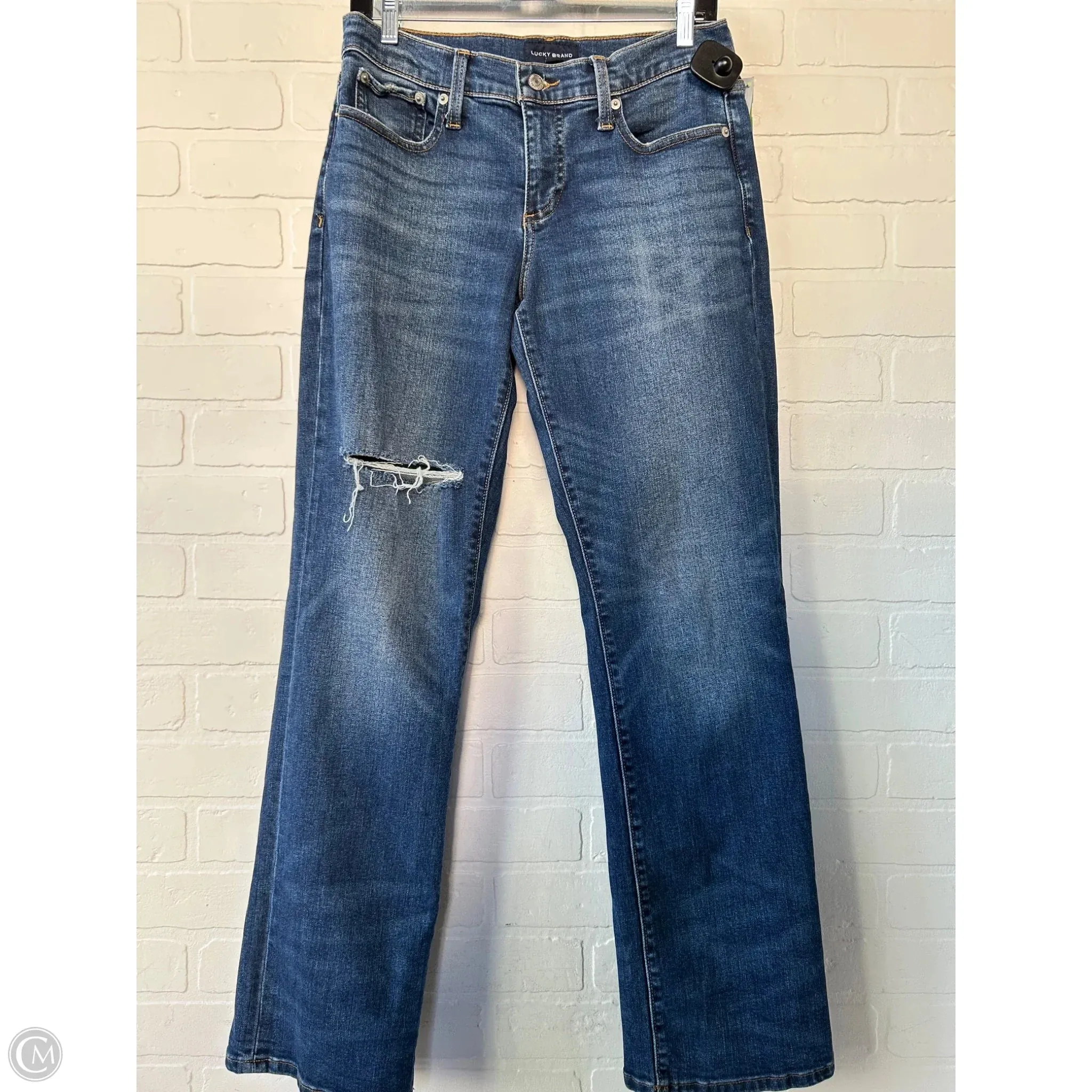 Jeans Boot Cut By Lucky Brand In Blue Denim, Size: 6