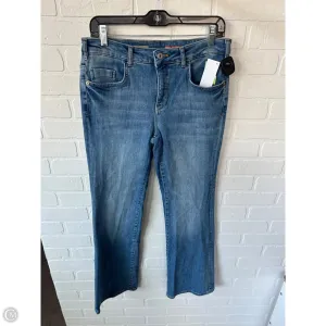 Jeans Boot Cut By Pilcro In Blue Denim, Size: 8