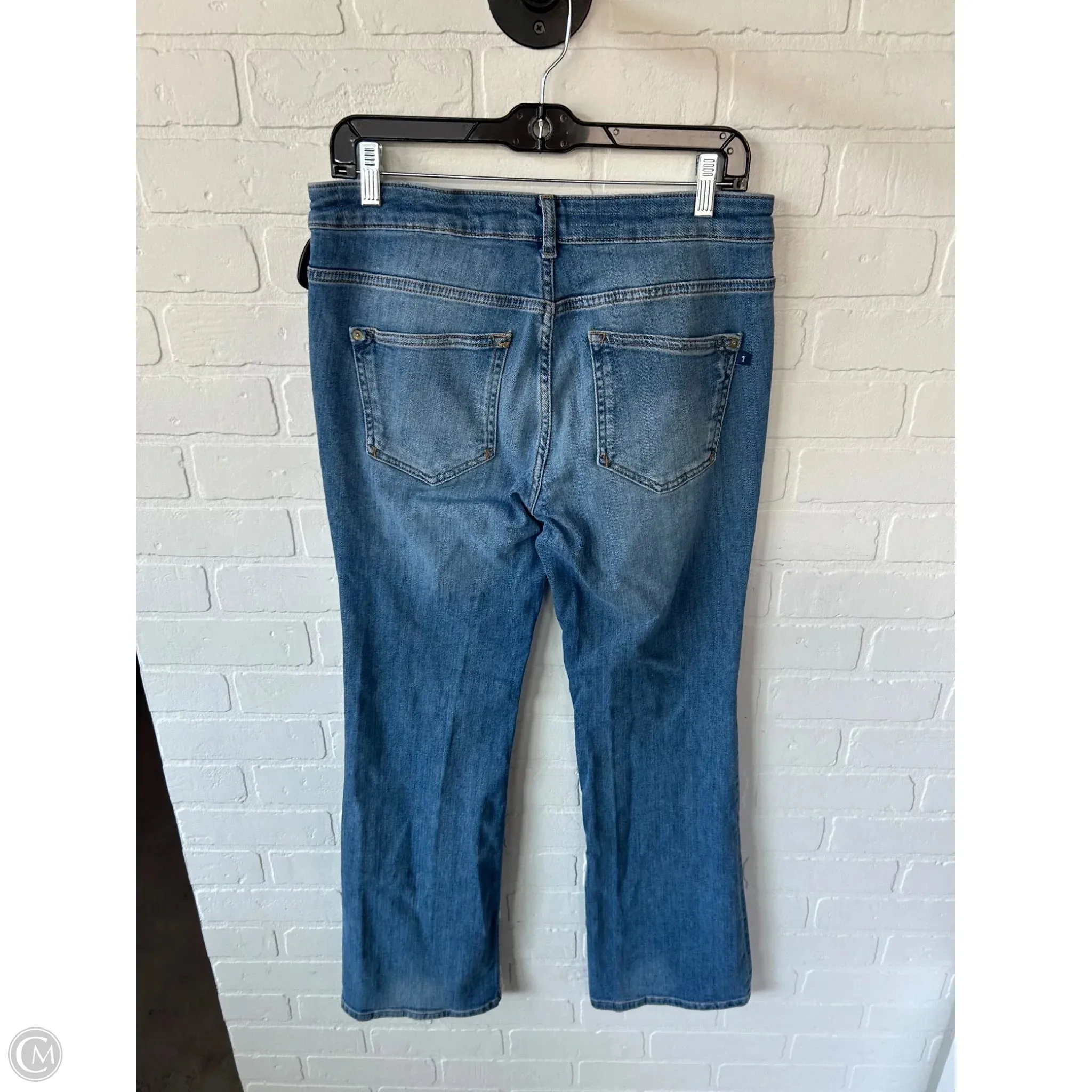 Jeans Boot Cut By Pilcro In Blue Denim, Size: 8
