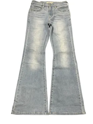 Jeans Flared By Levis In Blue Denim, Size:2