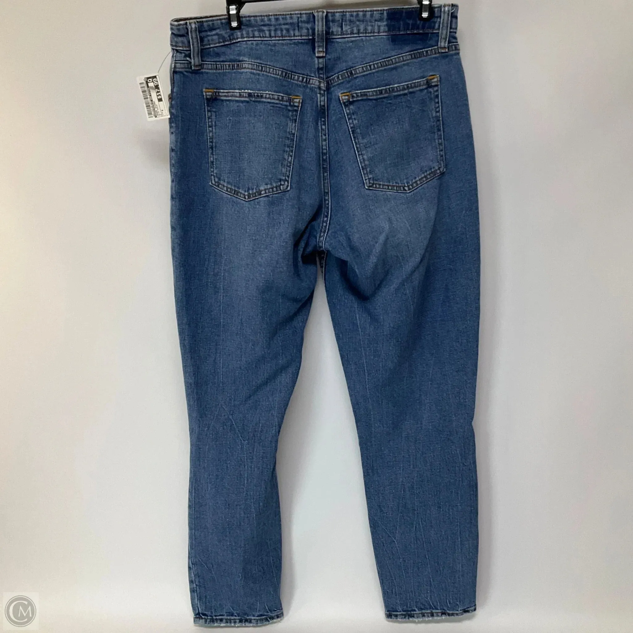 Jeans Skinny By Abercrombie And Fitch In Blue Denim, Size: 8