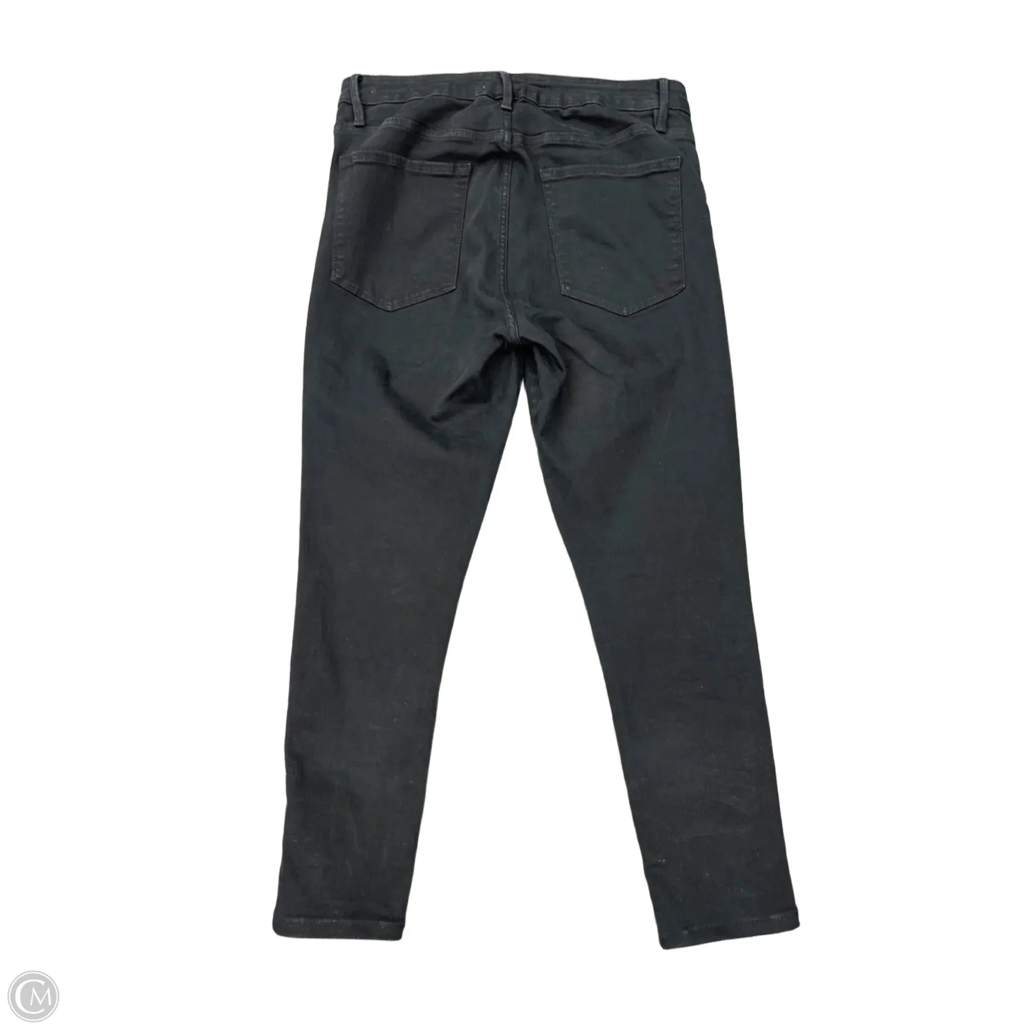 Jeans Skinny By Frame In Black, Size: 10