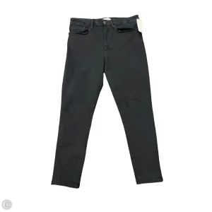 Jeans Skinny By Frame In Black, Size: 10