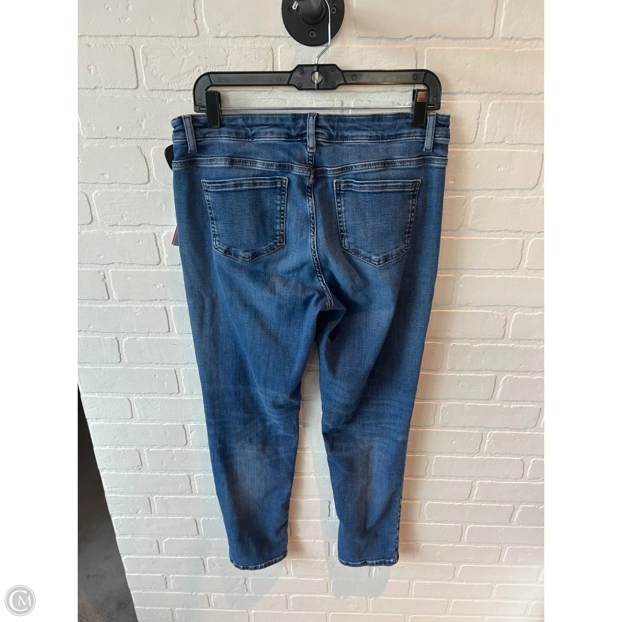 Jeans Skinny By J. Jill In Blue Denim, Size: 10p